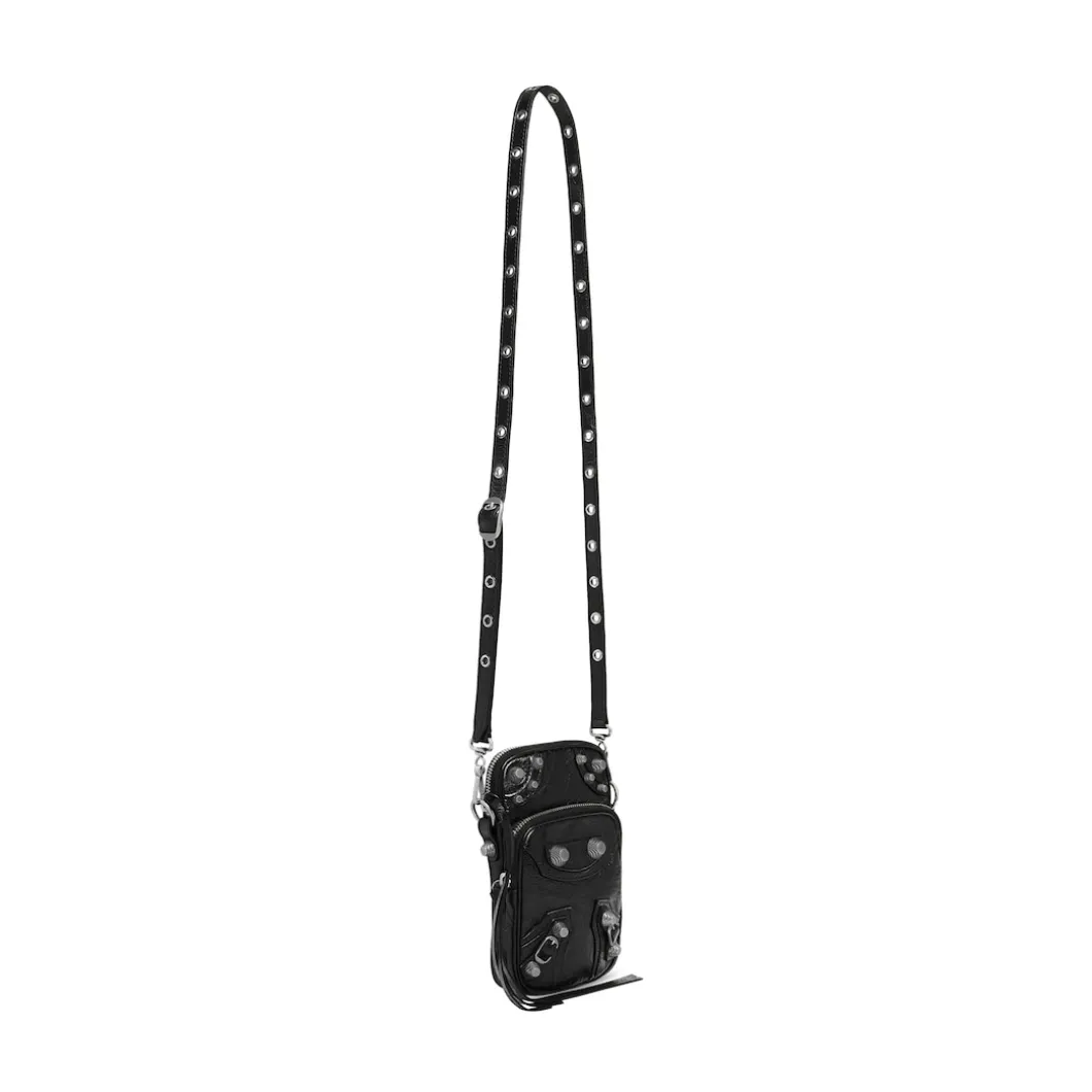 Men's Le Cagole Phone Holder in Black