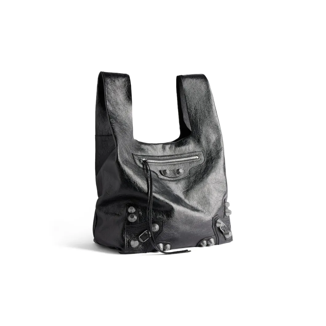Men's Le Cagole Shopper Bag in Black