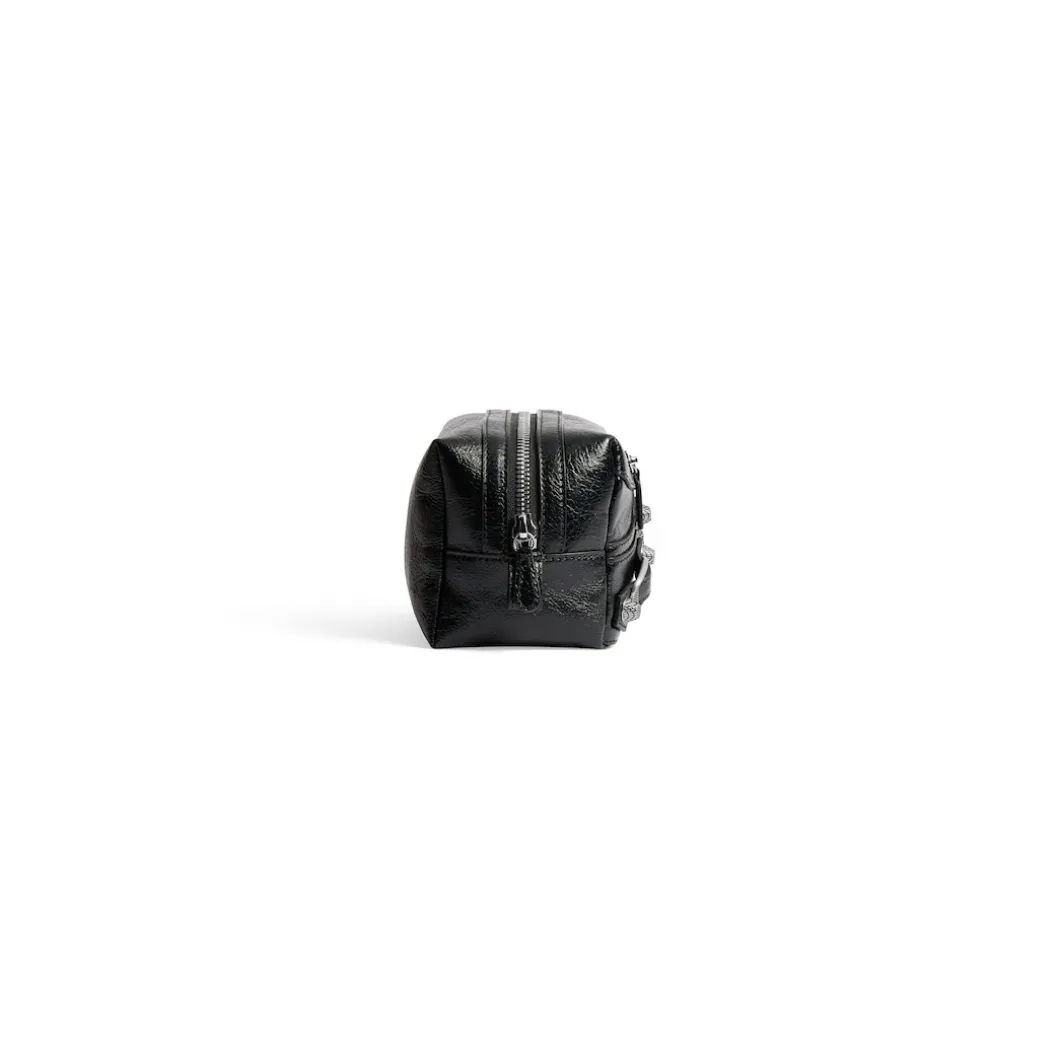 Men's Le Cagole Toiletry Pouch in Black