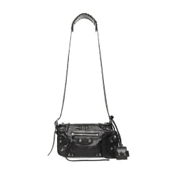 Men's Le Cagole Xs Flap Bag in Black