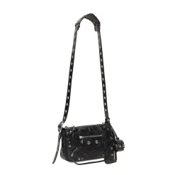 Men's Le Cagole Xs Flap Bag in Black
