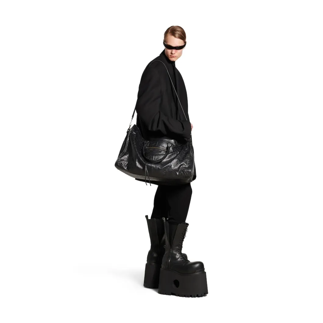 Men's Le City Travel Bag in Black