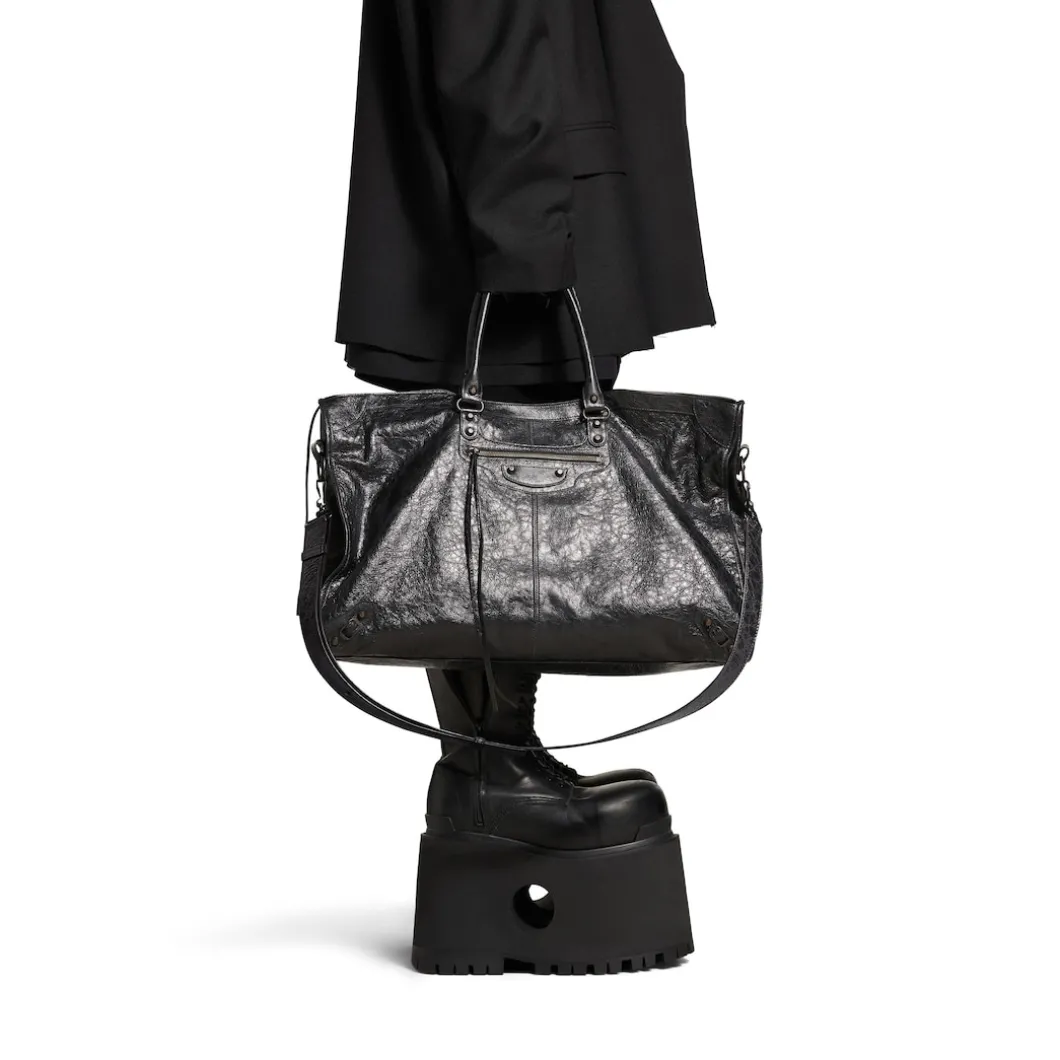 Men's Le City Travel Bag in Black