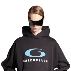 Men's Loop Sports Icon Hoodie Medium Fit in Black