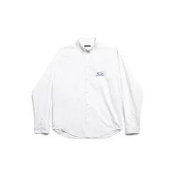 Men's Loop Sports Icon Large Fit Shirt  in White