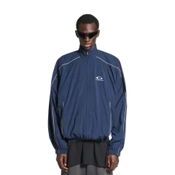 Men's Loop Sports Icon Large Tracksuit Jacket in Navy Blue