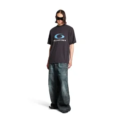 Men's Loop Sports Icon T-shirt Medium Fit in Black