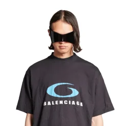 Men's Loop Sports Icon T-shirt Medium Fit in Black