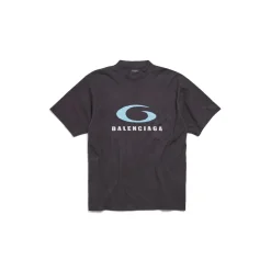 Men's Loop Sports Icon T-shirt Medium Fit in Black