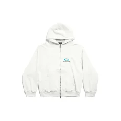Men's Loop Sports Icon Zip-up Hoodie Regular Fit in White