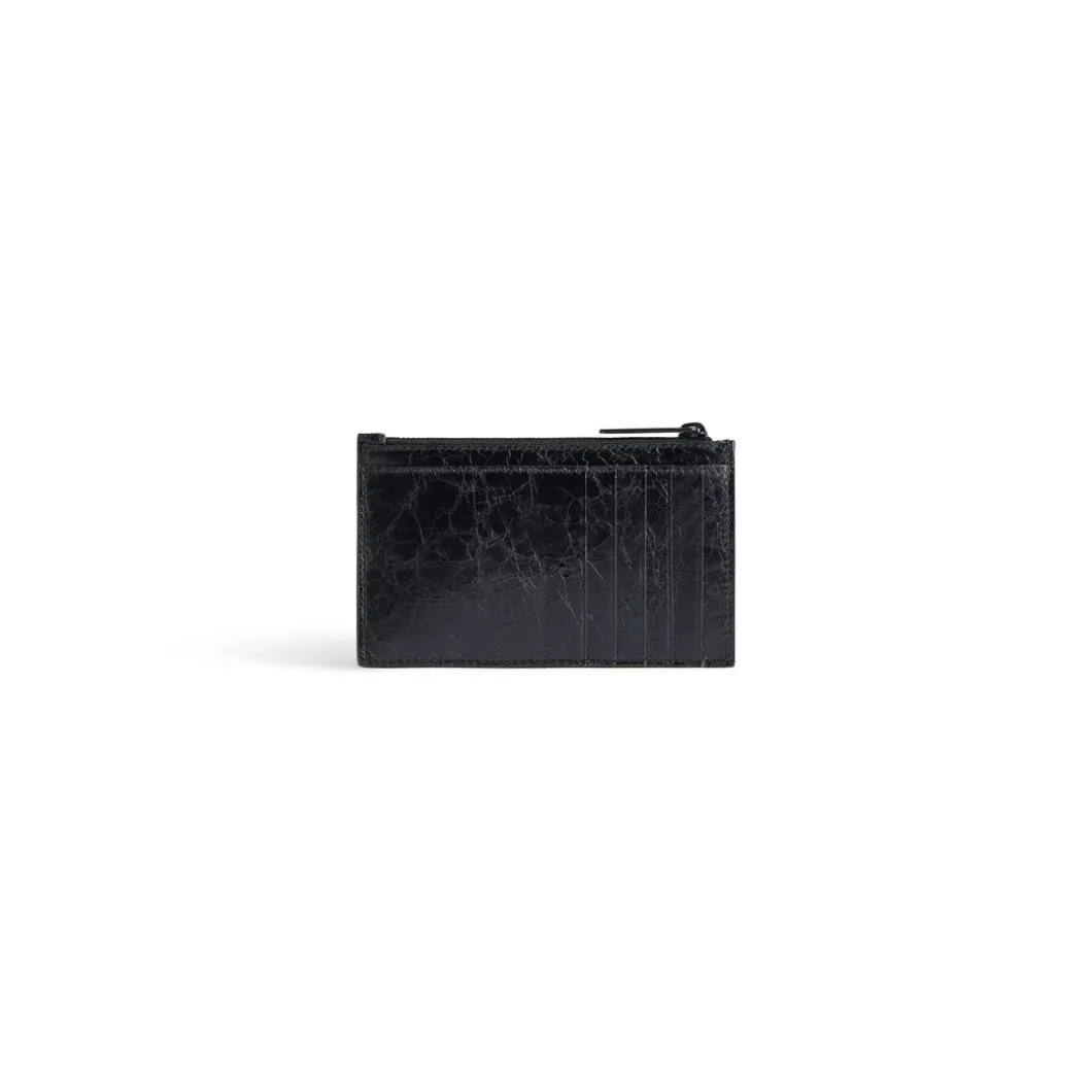 Men's Monaco Long Coin And Card Holder in Black