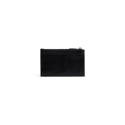 Men's Monaco Long Coin And Card Holder in Black