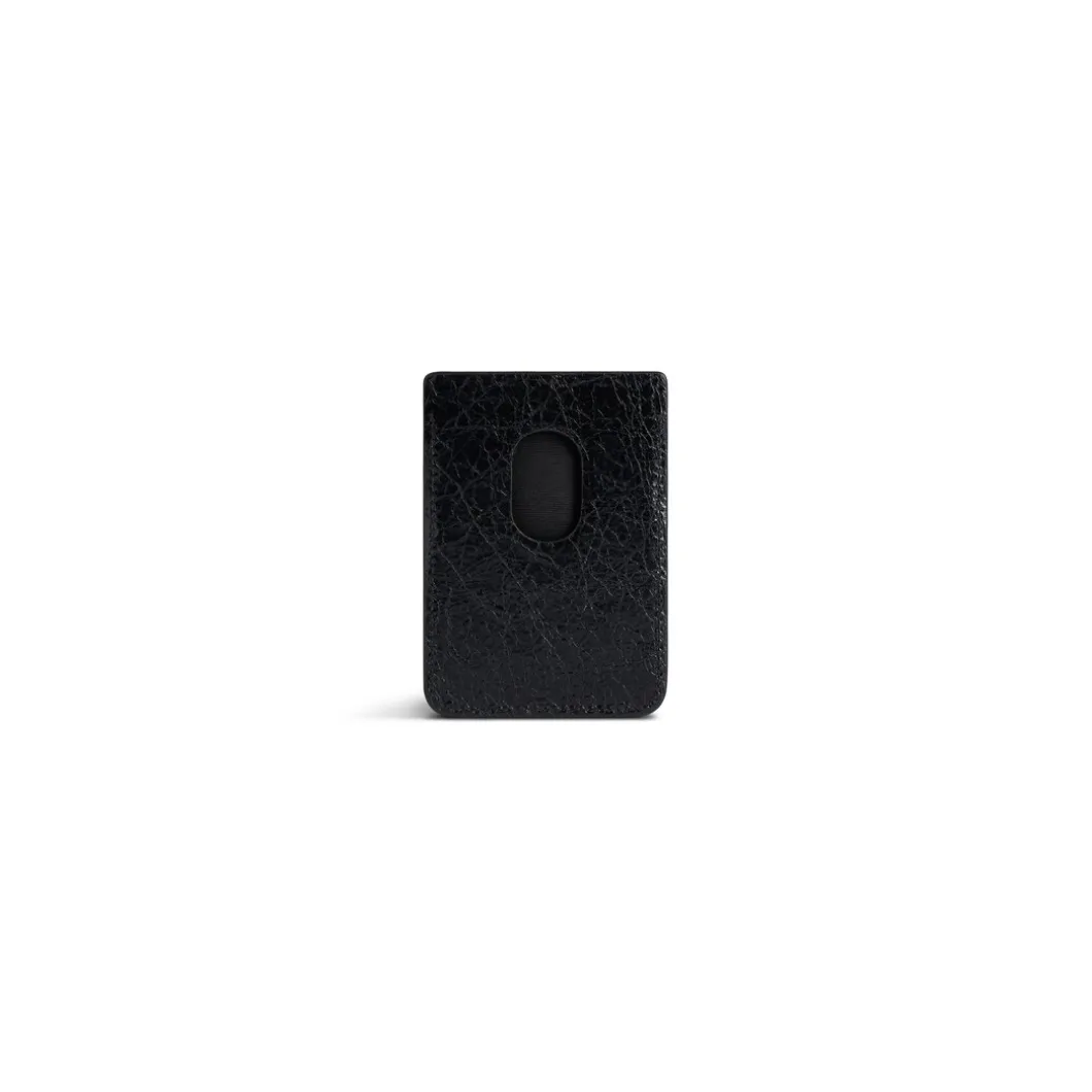 Men's Monaco Magnet Card Holder in Black