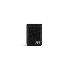 Men's Monaco Magnet Card Holder in Black