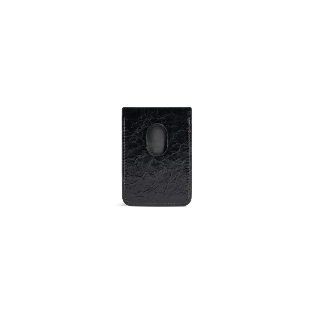 Men's Monaco Magnet Card Holder in Black