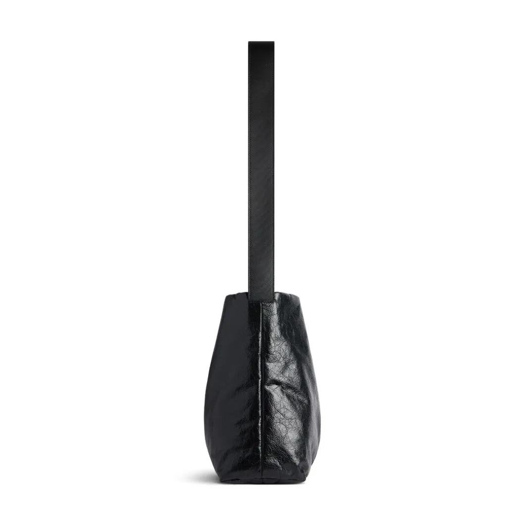 Men's Monaco Small East-west Hobo Bag in Black