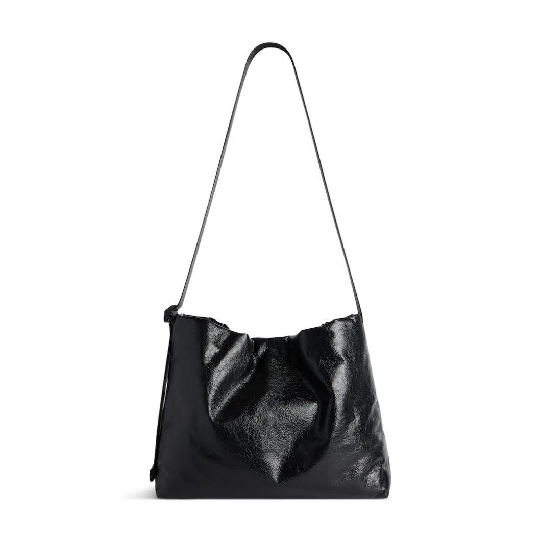 Men's Monaco Small East-west Hobo Bag in Black