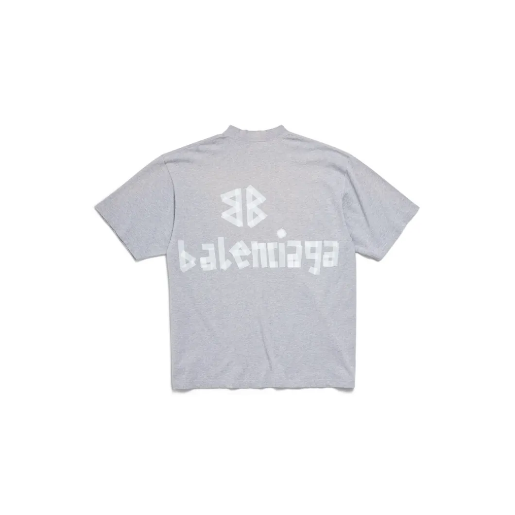 Men's New Tape Type Tr T-shirt Medium Fit in Grey