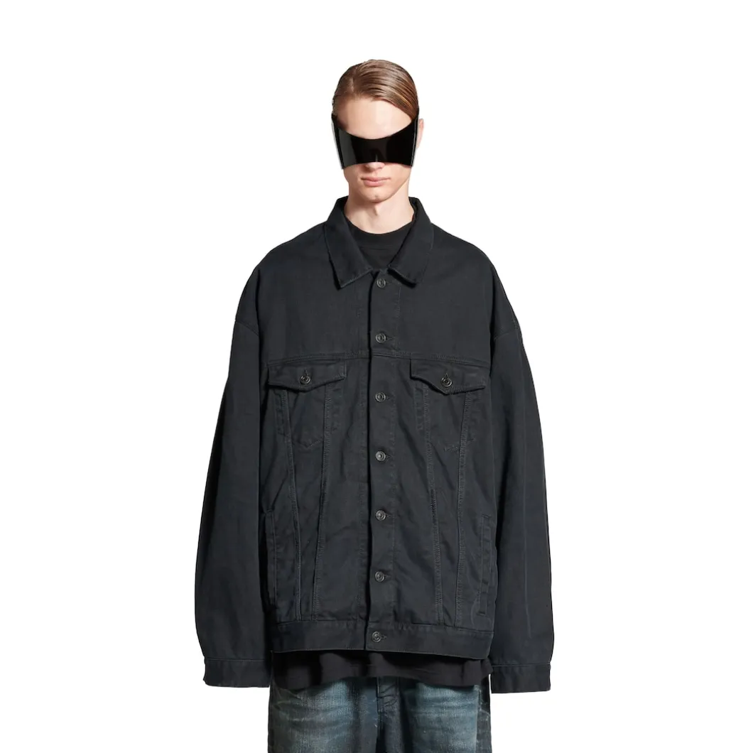 Men's Oversized Jacket in Black