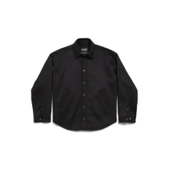 Men's Padded Shirt in Black
