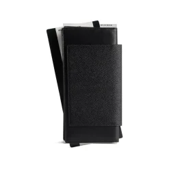 Men's Passport Long Wallet 2 Tickets in Black