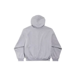 Men's Patch Garde-robe Hoodie Medium Fit in Grey