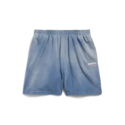 Men's Political Campaign Sweat Shorts in Faded Blue/white/red