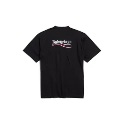 Men's Political Campaign T-shirt Large Fit in Black