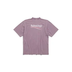Men's Political Campaign T-shirt Medium Fit in Faded Purple