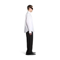 Men's Political Stencil Shirt Large Fit in White