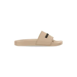 Men's Pool Slide Sandal in Beige