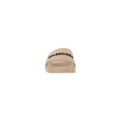 Men's Pool Slide Sandal in Beige