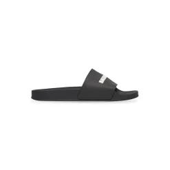 Men's Pool Slide Sandal in Black/white