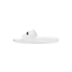 Men's Pool Slide Sandal in White Black
