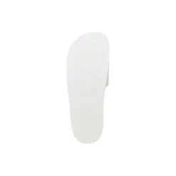 Men's Pool Slide Sandal in White Black