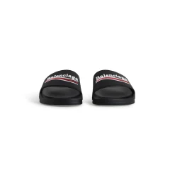 Men's Pool Slide Sandal in Black