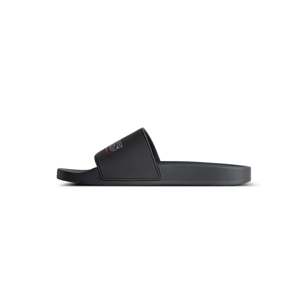 Men's Pool Slide Sandal in Black