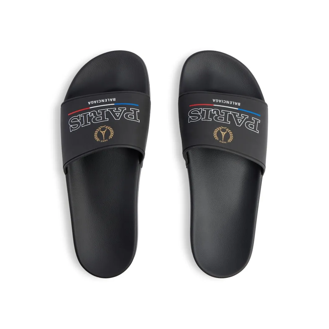Men's Pool Slide Sandal in Black