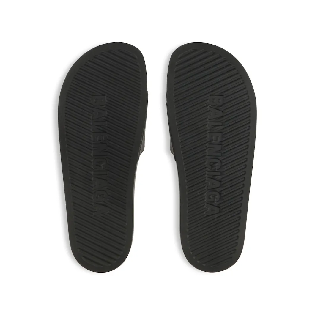 Men's Pool Slide Sandal in Black