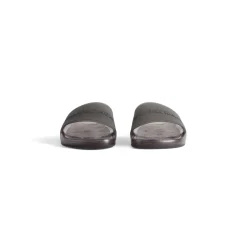 Men's Pool Transparent Slide Sandal in Black