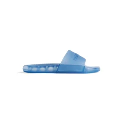 Men's Pool Transparent Slide Sandal  in Blue