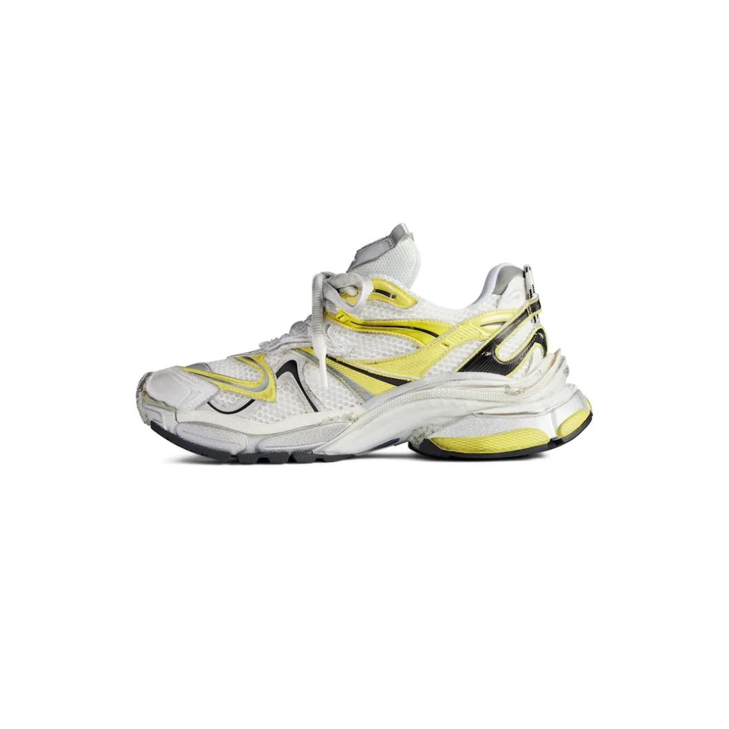 Men's Runner 2.0 Sneaker in White/yellow/black