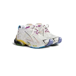Men's Runner Gradient Sneaker  in White/multicolored