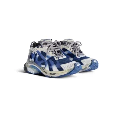 Men's Runner Gradient Sneaker  in Beige/navy/grey