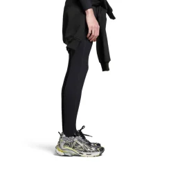 Men's Runner Sneaker in Grey/yellow/white
