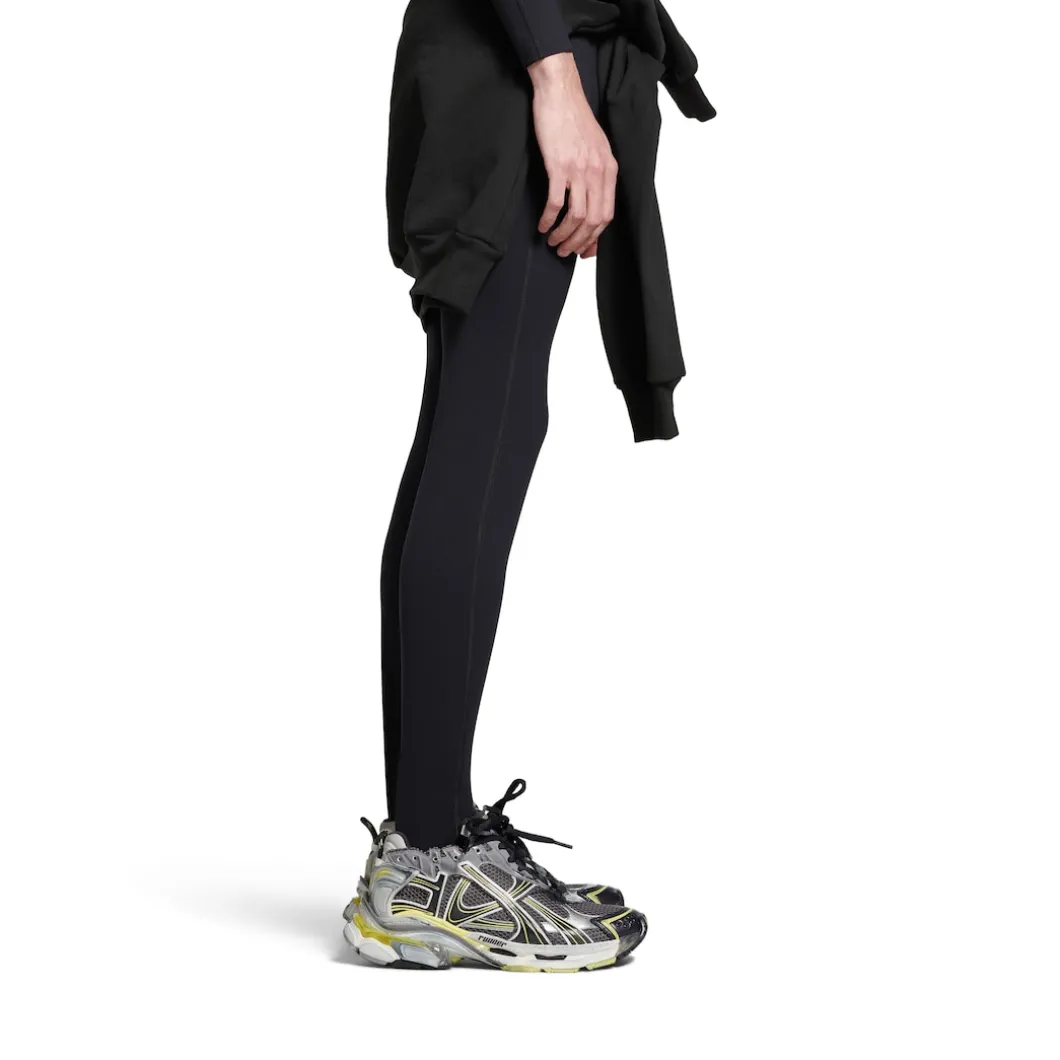 Men's Runner Sneaker in Grey/yellow/white