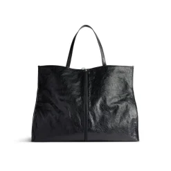 Men's Shopper Garment Bag Tote in Black
