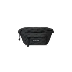 Men's Signature Medium Beltpack Bb Monogram Jacquard Canvas in Black