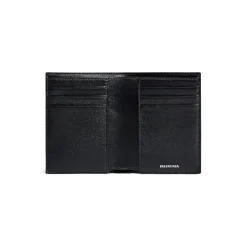 Men's Signature Vertical Bifold Wallet Bb Monogram Coated Canvas  in Black/grey