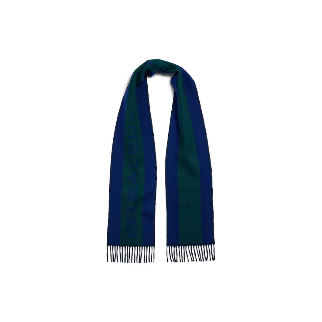 Men's Soccer Scarf in Blue/green